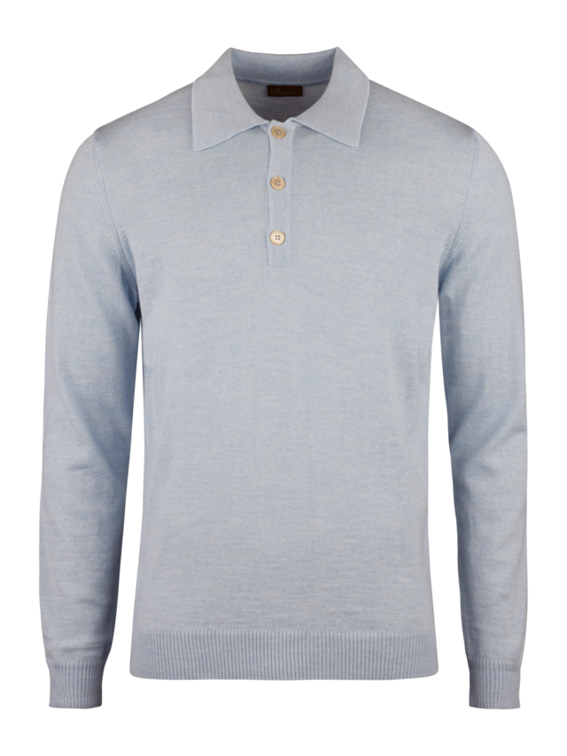 MERINO WOOL POLO SHIRT