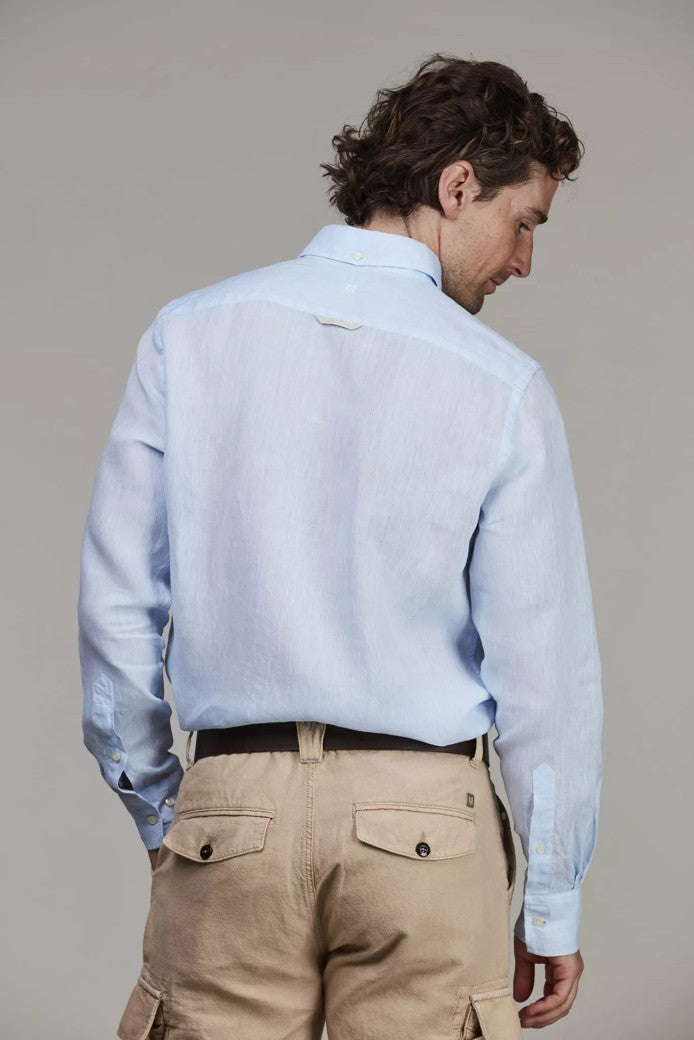 CLASSIC LINEN SHIRT LIGHT BLUE