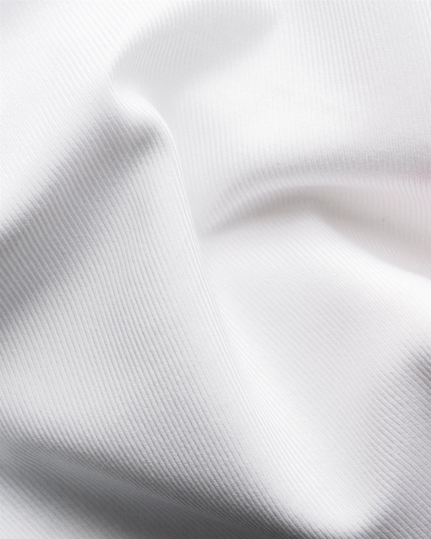 WHITE MELANGE SEMI SOLID CONTEMPORARY SHIRT  Fine Twill