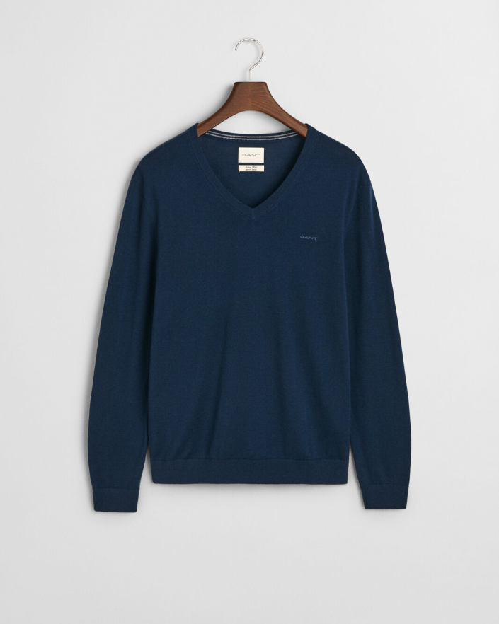 EXTRAFINE MERINO WOOL V-NECK