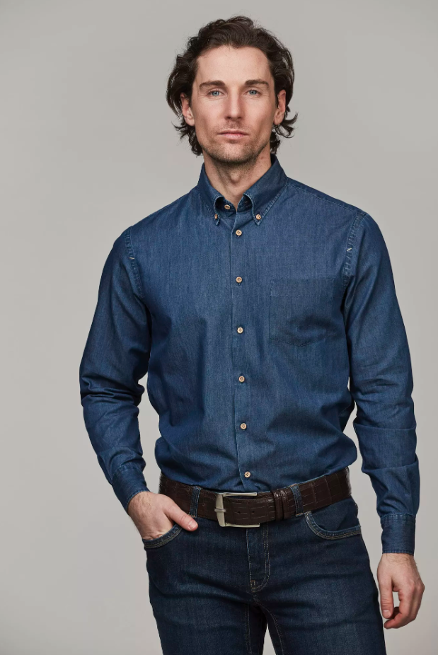 INDIGO CLASSIC SHIRT AW24