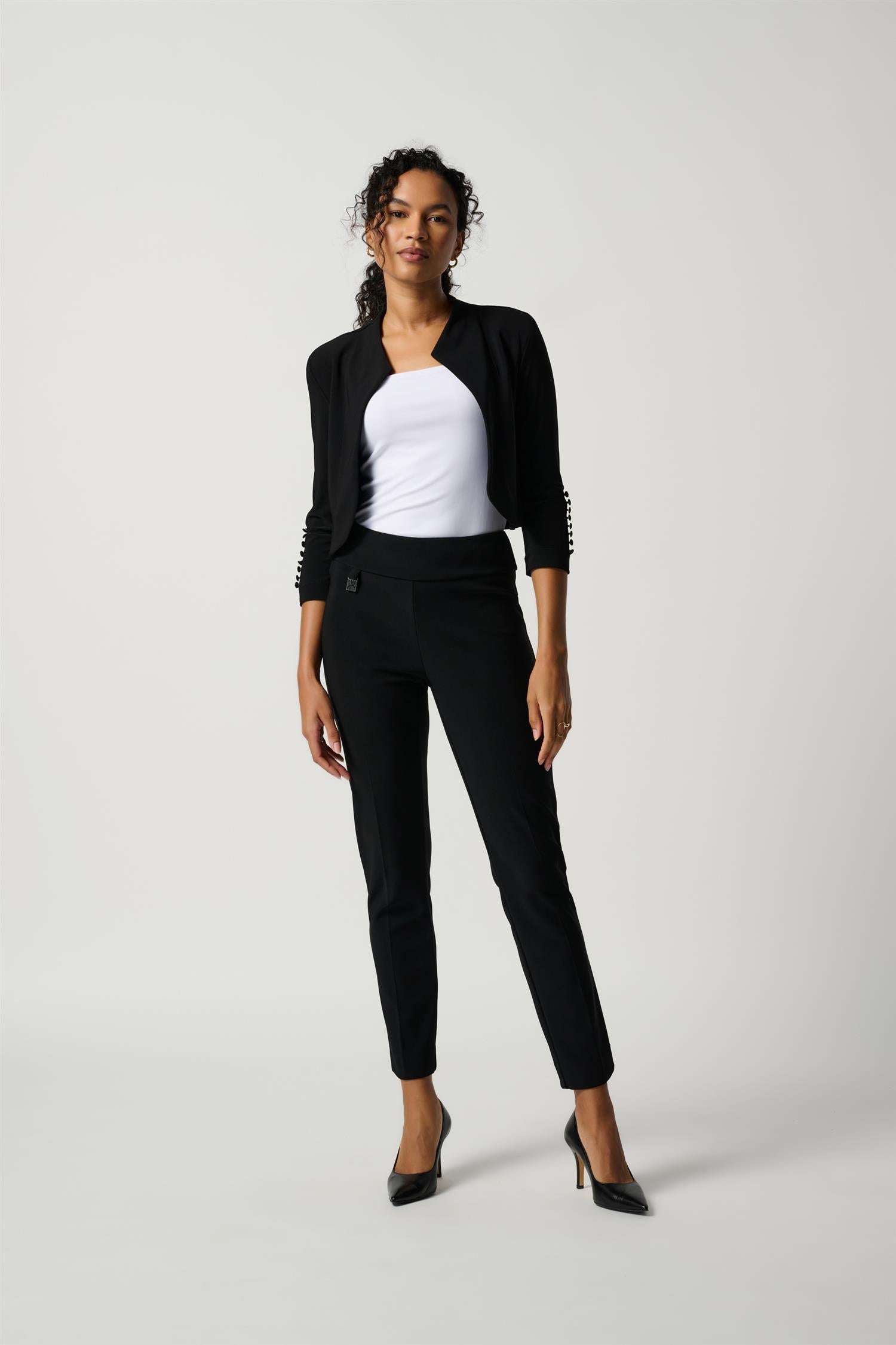 Classic Tailored Slim Pant - Sort