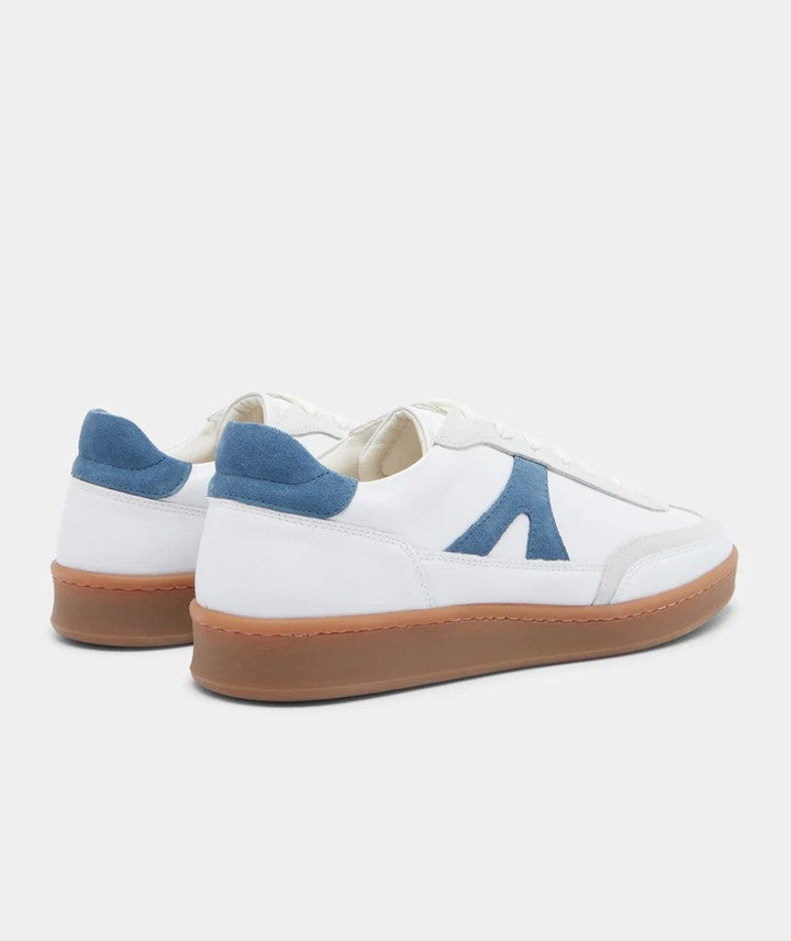 LIGA WHITE BLUE LEATHER