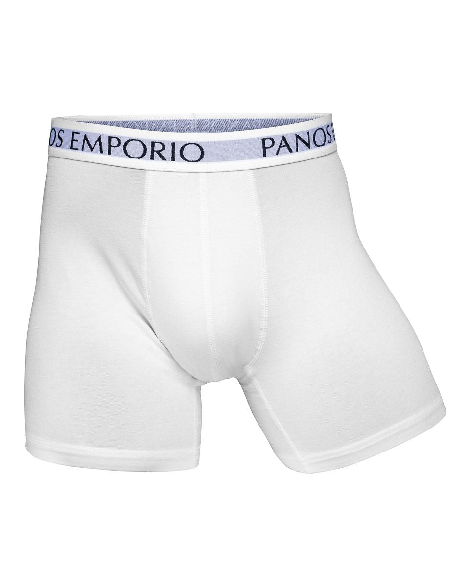 3PK BASE BAMBOO BOXER WHITE