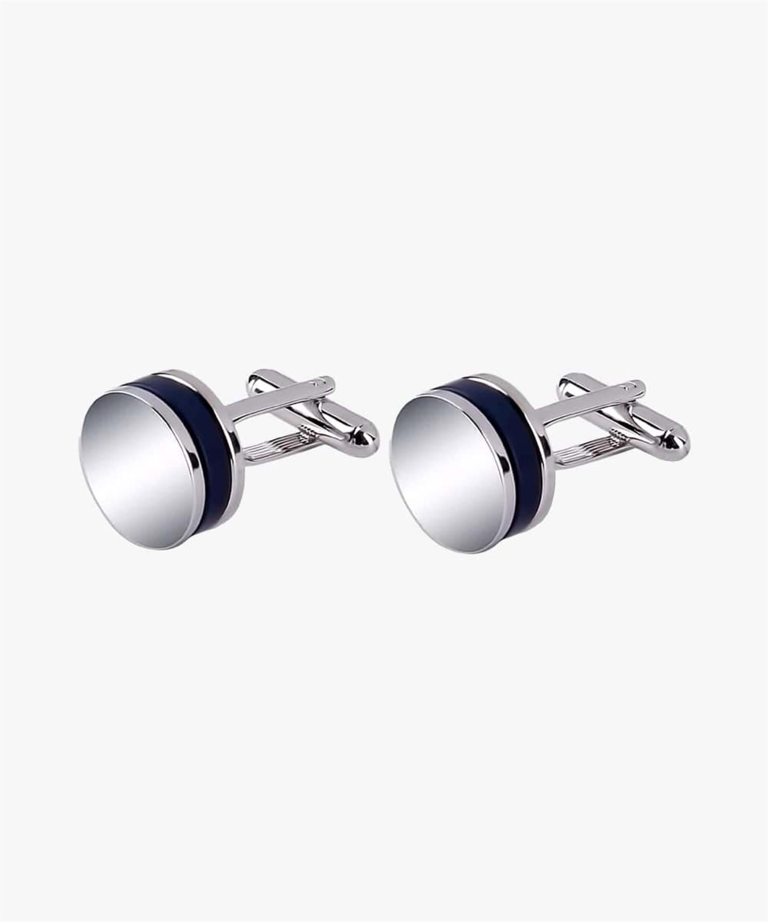 NAVY LAYRED CUFFLINKS