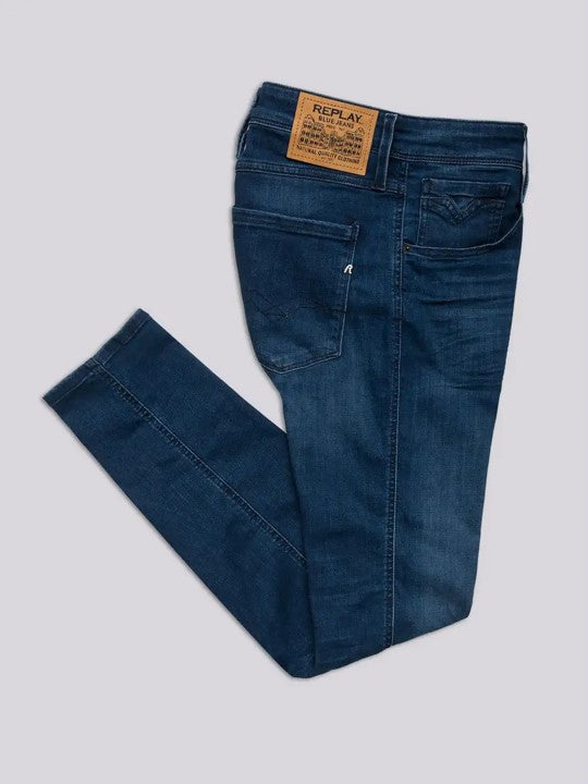 ANBASS SLIMFIT JEANS 783 MID BLUE