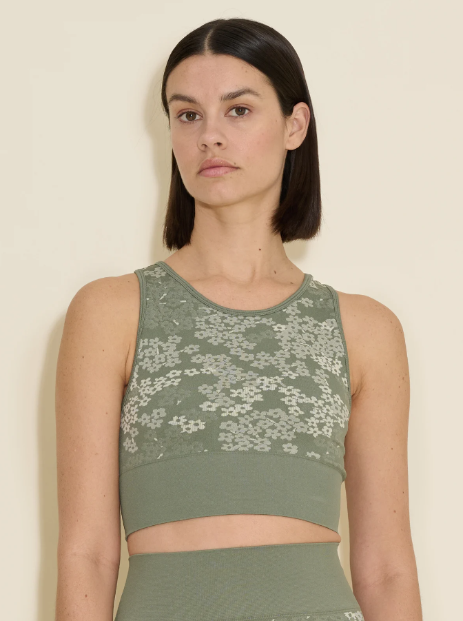 SEAMLESS JACQUARD TOP