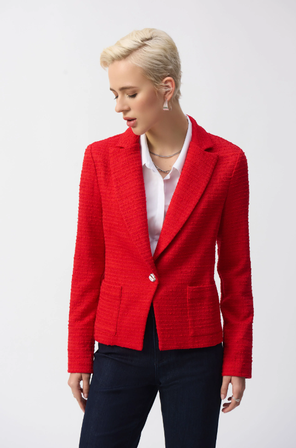 Bouclé Fitted Blazer