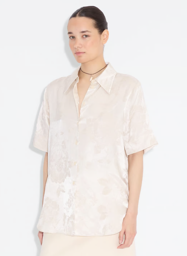 LUKA JACQUARD SHIRT-SAND