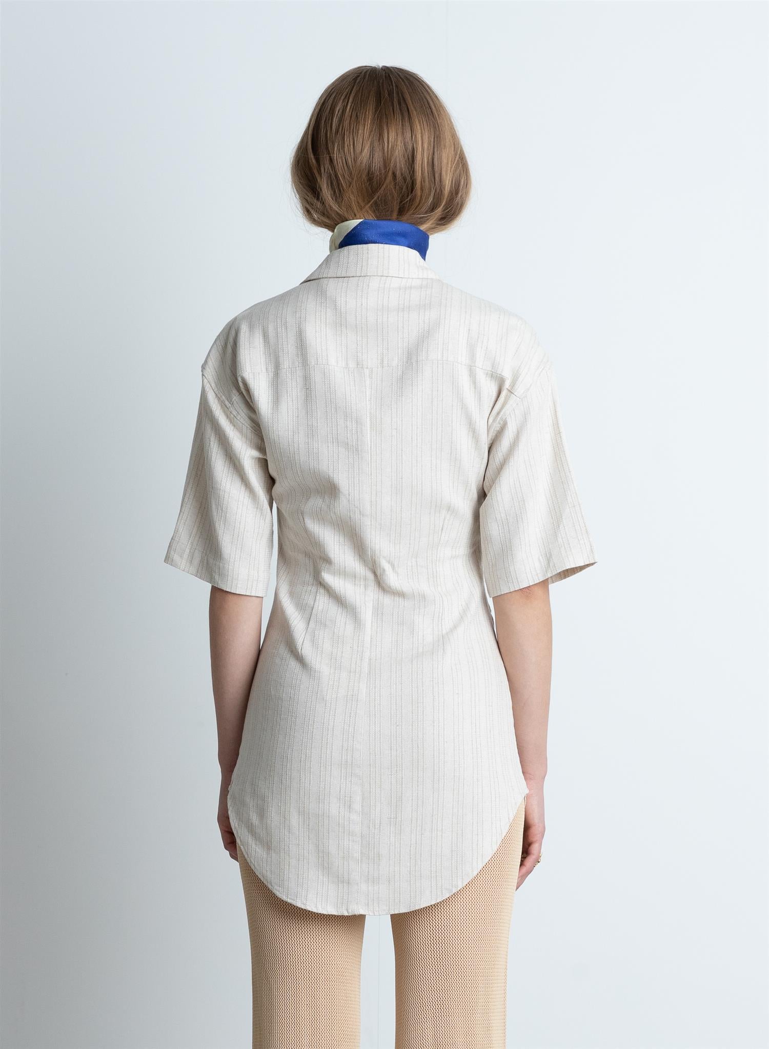 TUVA SHIRT SAND STRIPE