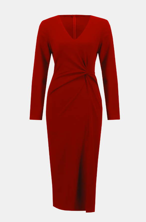 Scuba Crepe Sheath Dress