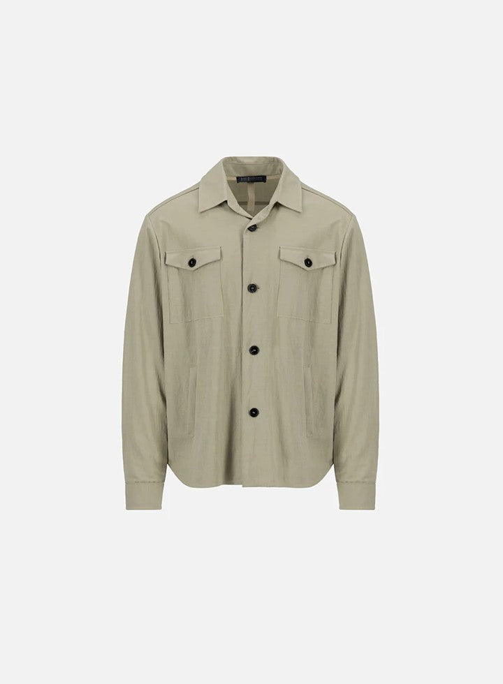 SHIRT JACKET RAYON SAGE