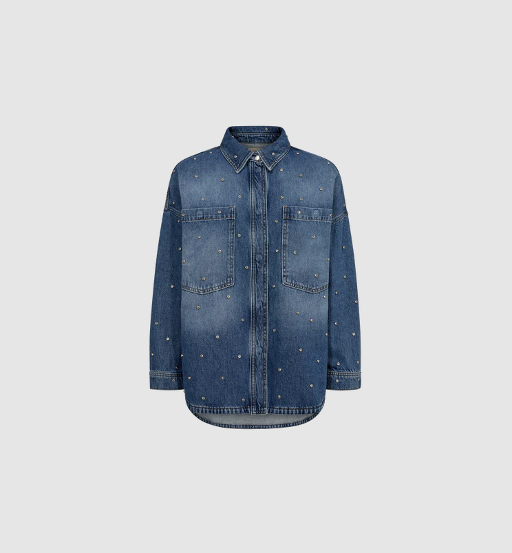 MMEMME MARINE SHIRT-MID BLUE