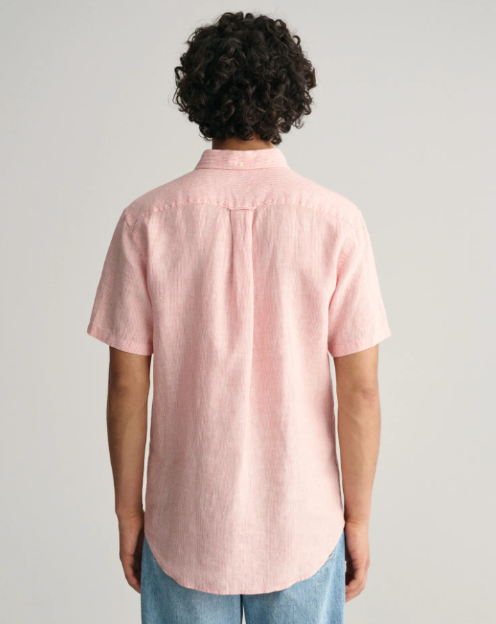 REGULAR LINEN STRIPE SS SHIRT SS24