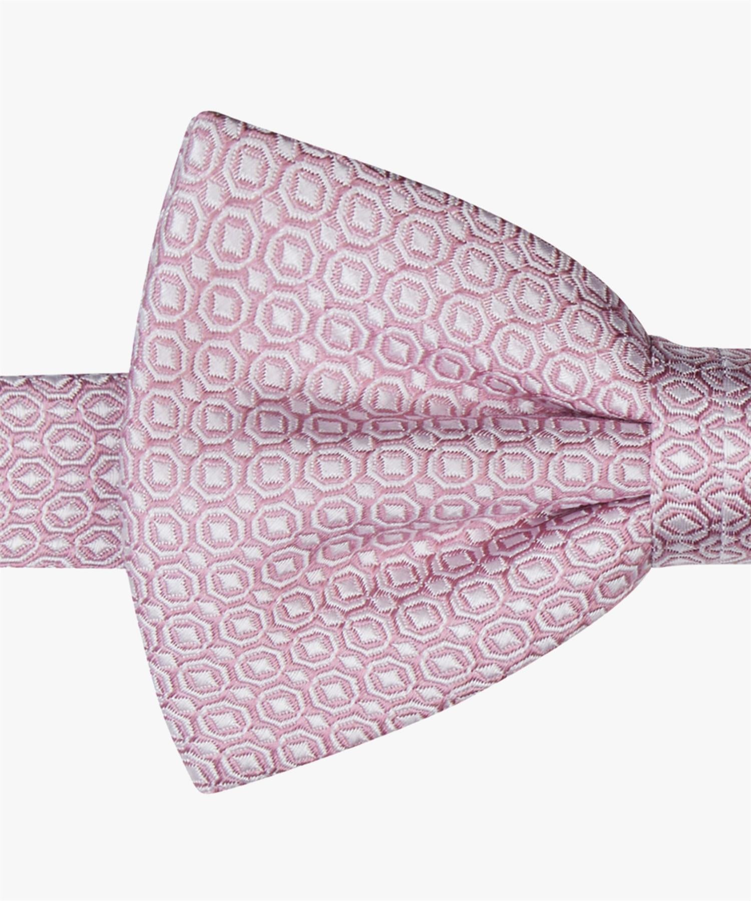 BOWTIE SILK GRAPHIC PRINT PINK SS24