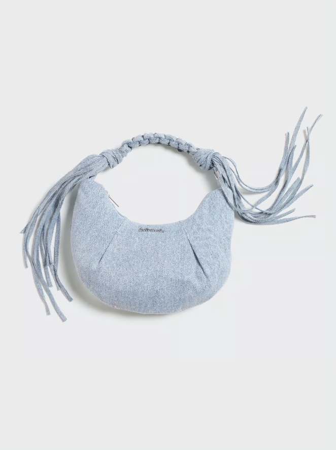 COCOON DENIM MICRO BAG-LT BLUE MIX