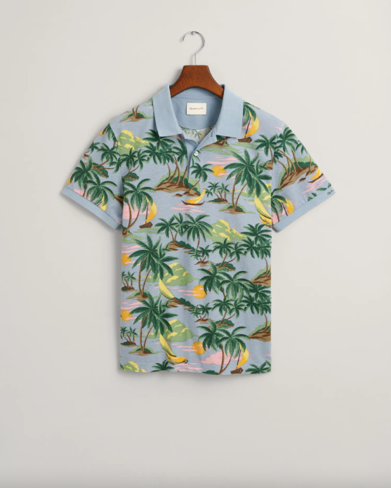 HAWAII PRINT SS POLO