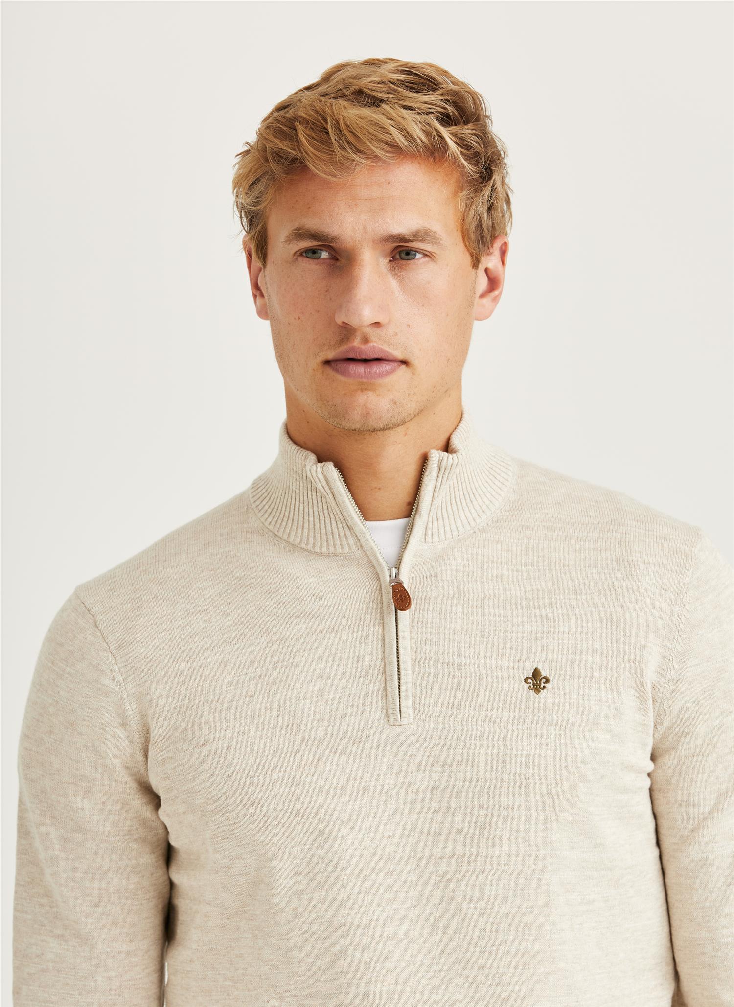 RANDALL HALF ZIP KHAKI