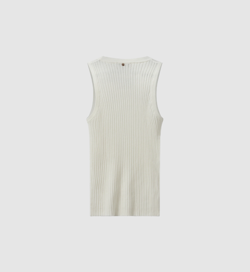 MMRELENA RIB KNIT TANK TOP