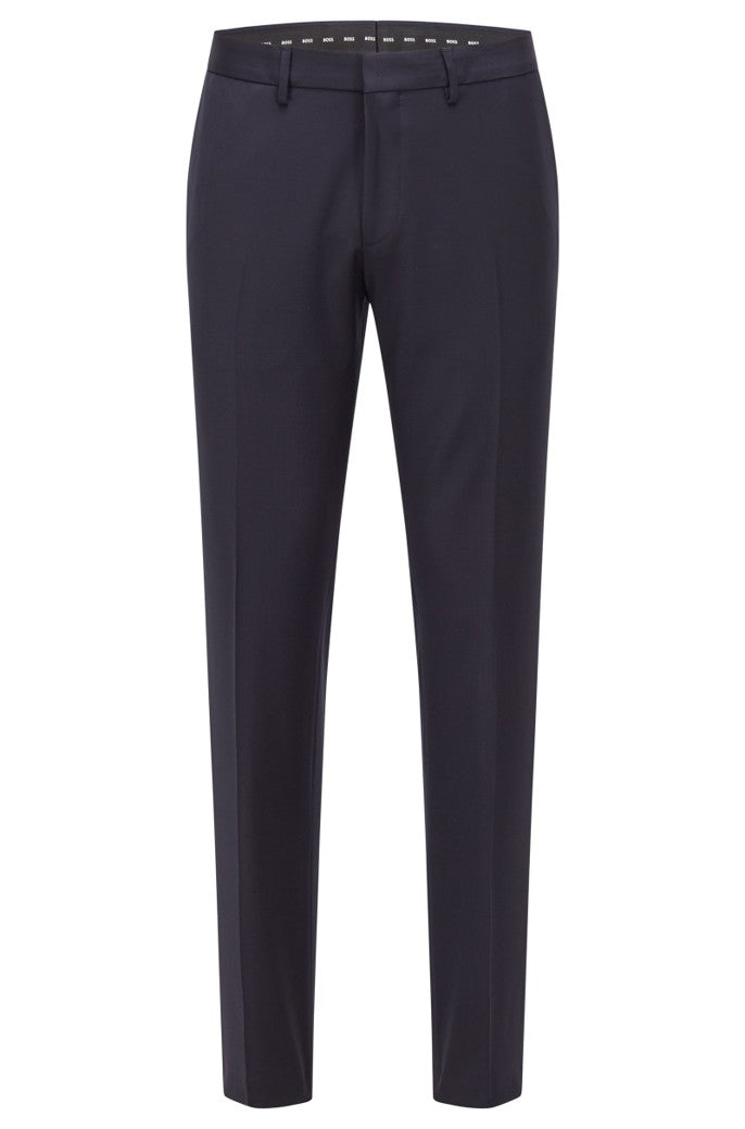 WENTEN EXTRA SLIM FIT WOOL TROUSER DARK BLUE