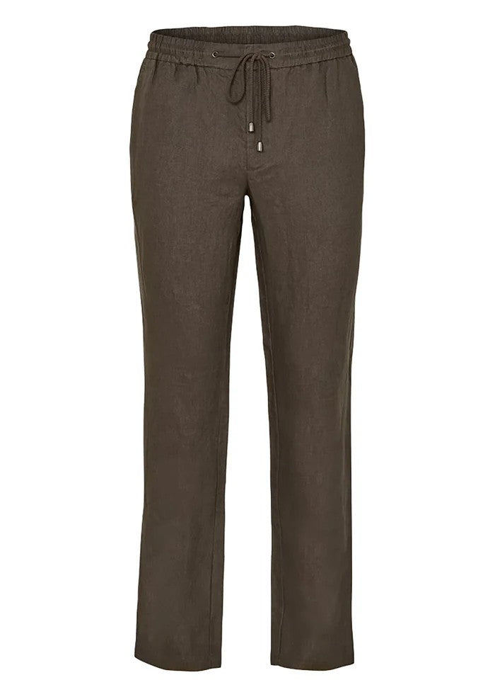 JASON DRAWSTRING PANT CINNAMON BROWN