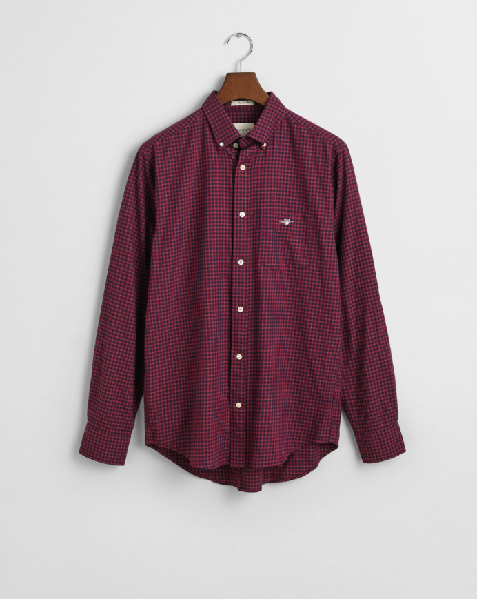 REGULAR MICROCHECK FLANNEL SHIRT