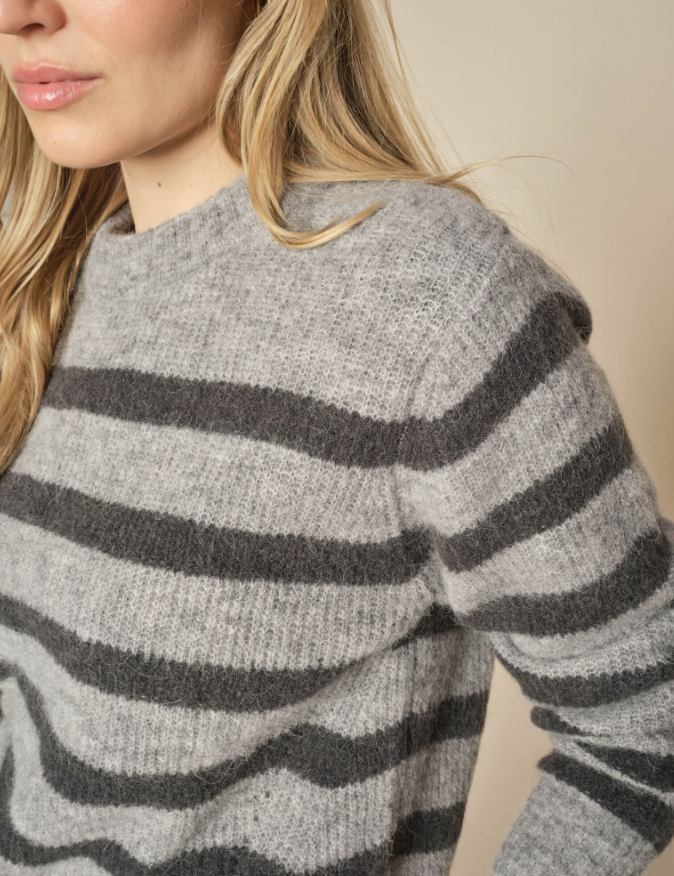 MMThora Stripe Crewneck Knit