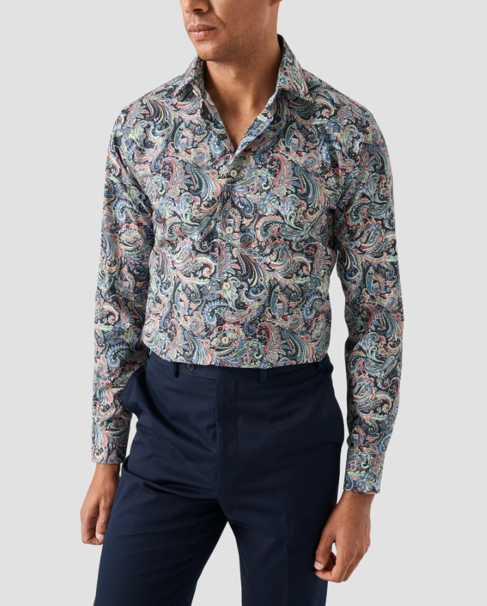 MULTI PAISLEY SIGNATUR TWILL SLIMFIT  SHIRT