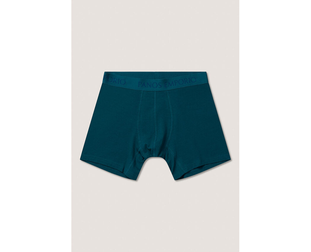 3PK BASE BAMBOO BOXER DEEP TEAL