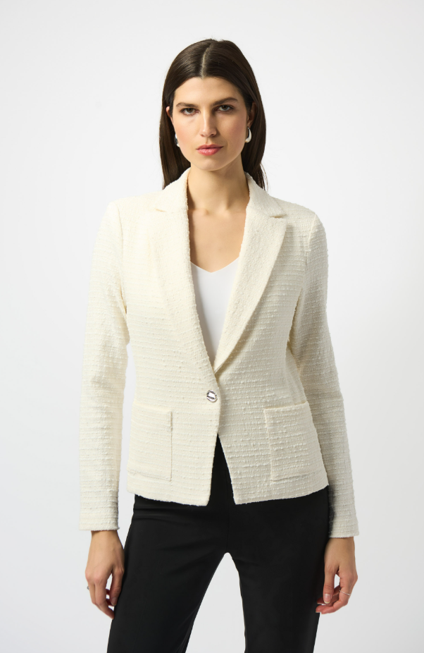 Bouclé Fitted Blazer