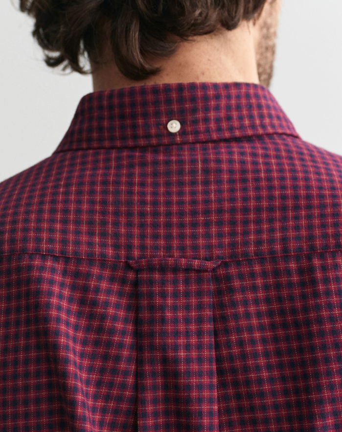 REGULAR MICROCHECK FLANNEL SHIRT