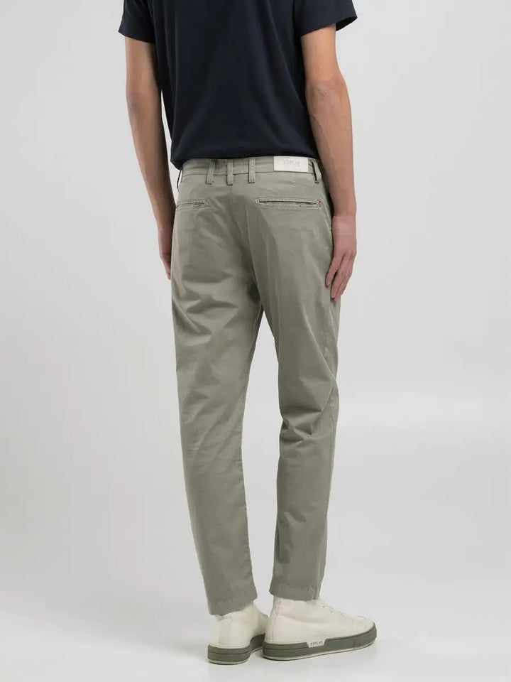 BENNI X-LITE CHINOS 406 LIGHT SAGE GREEN