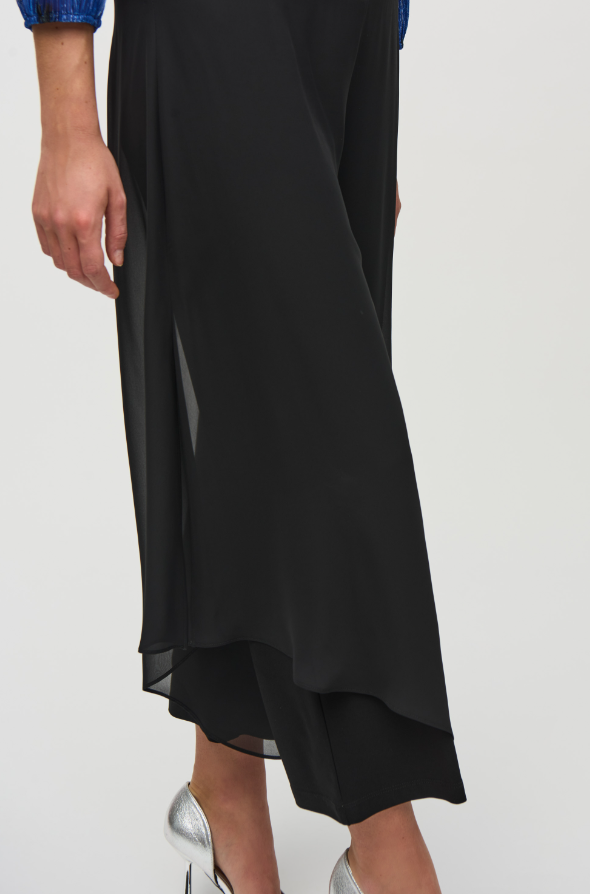 Chiffon and Silky wide leg pants