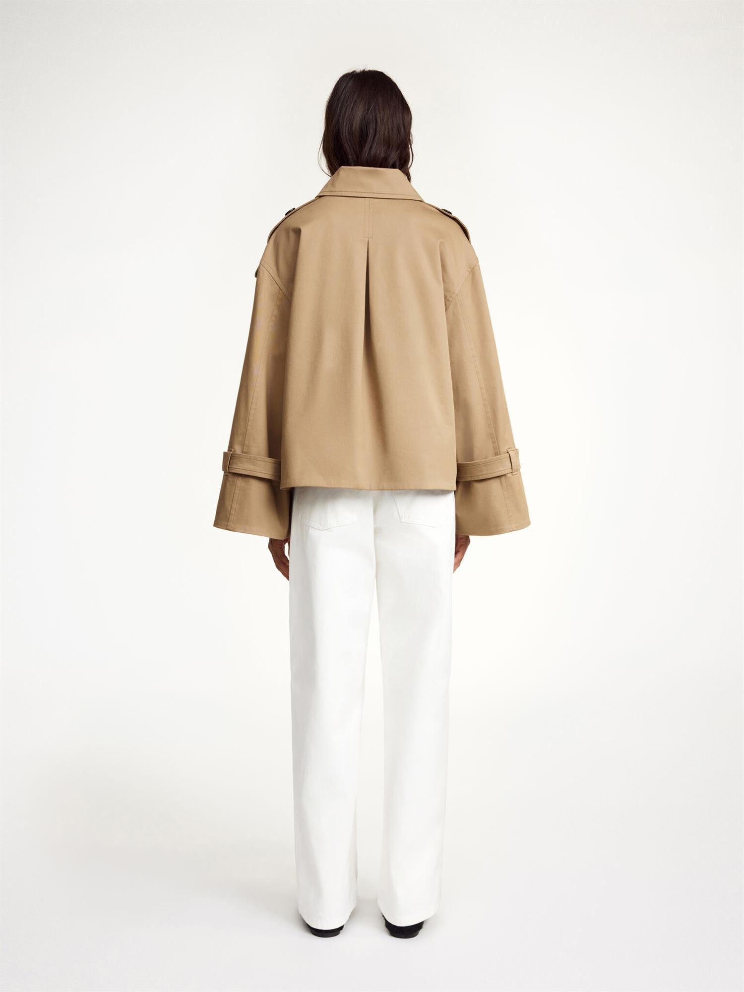 ALISANDRA TRENCH JACKET FOSIL