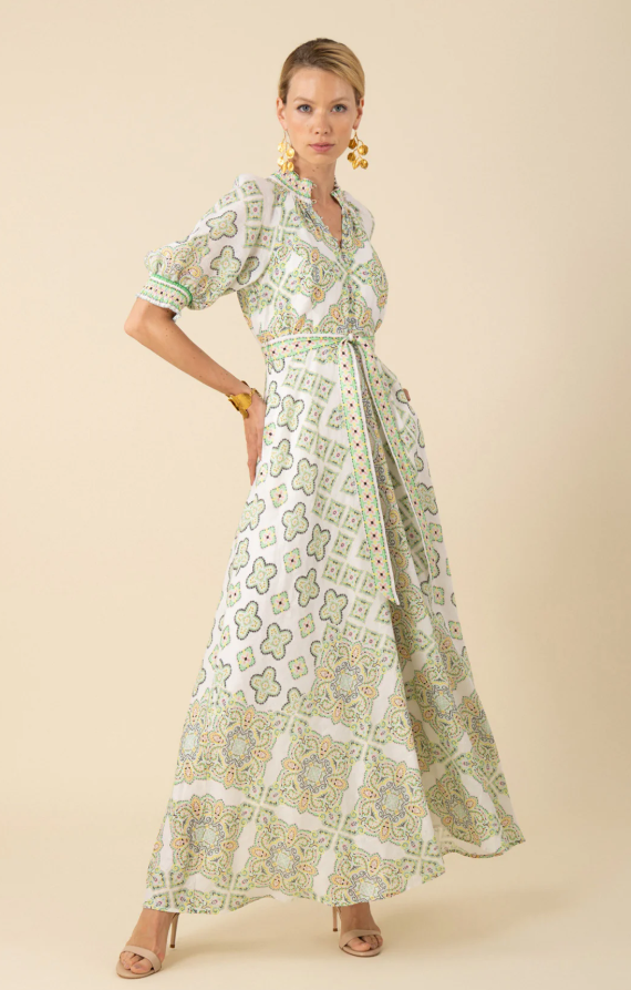 NAYA MAXI DRESS LIME