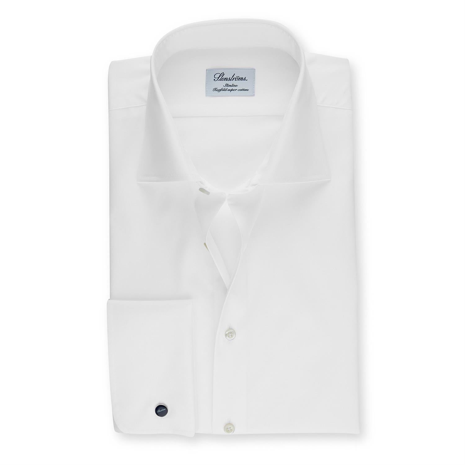 WHITE SHIRT FRENCH CUFFS FITTED BODY