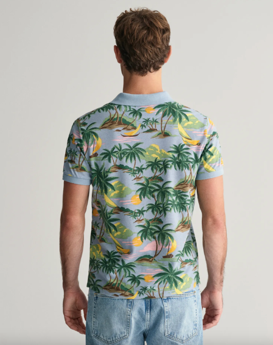 HAWAII PRINT SS POLO