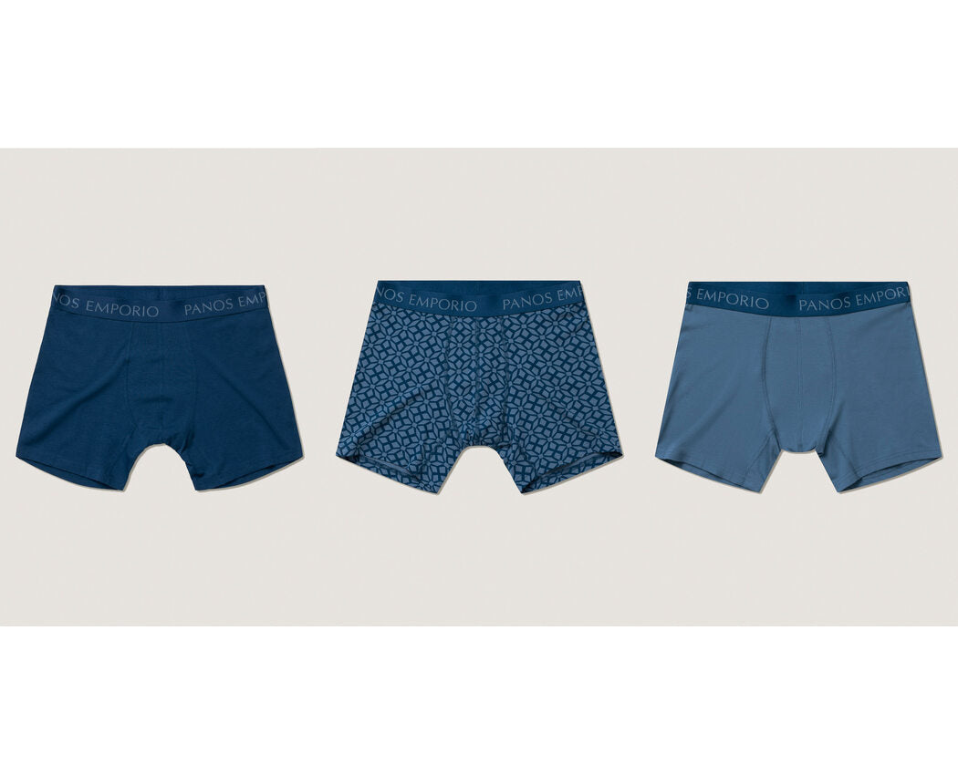 3PK BASE BAMBOO BOXER POSEIDON