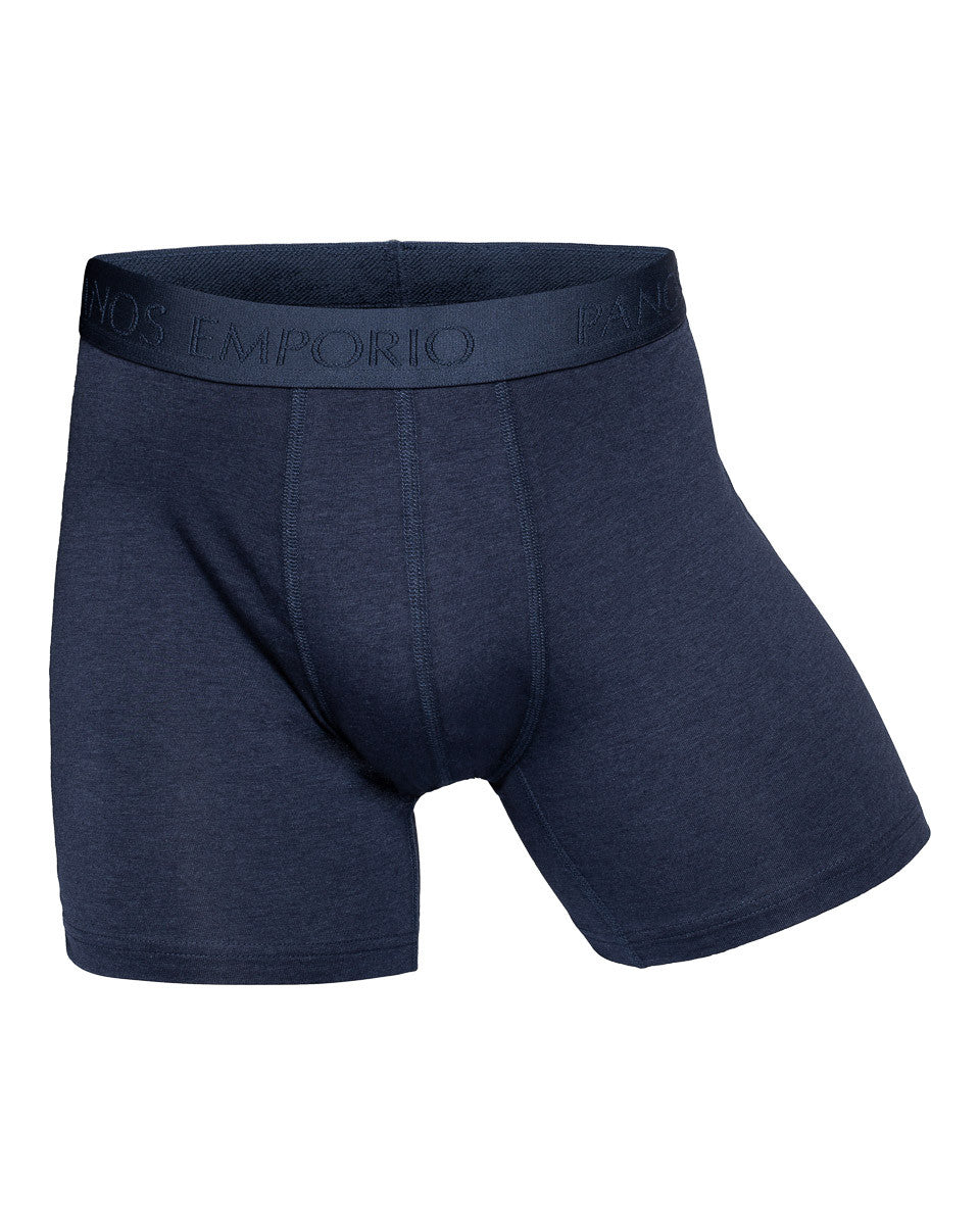 3PK BASE BAMBOO BOXER NAVY