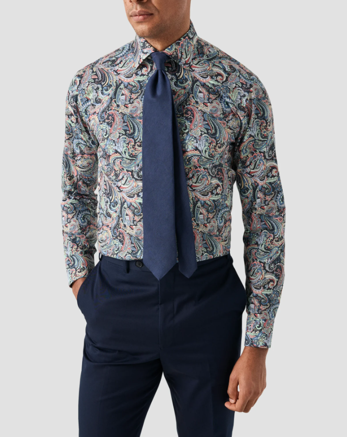 MULTI PAISLEY SIGNATUR TWILL CONTEMPORARY SHIRT