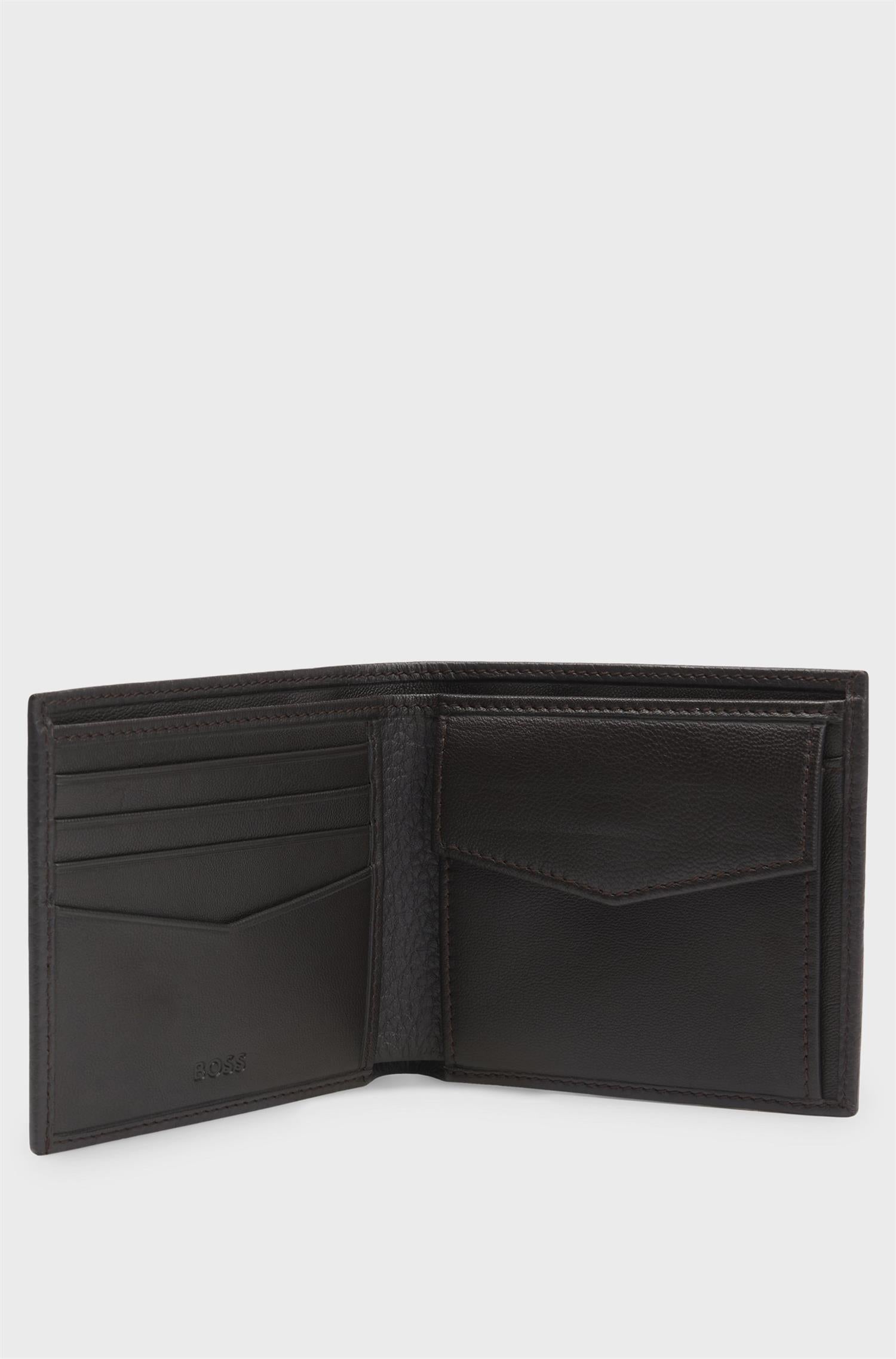 NEW CROSSTOWN GRAINED LEATHER WALLET