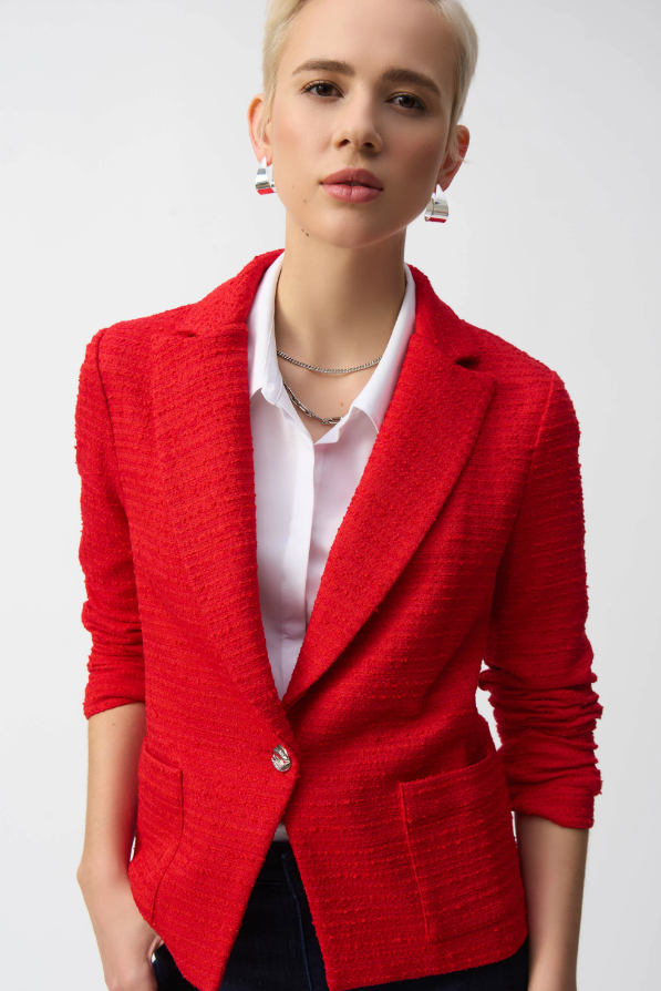 Bouclé Fitted Blazer