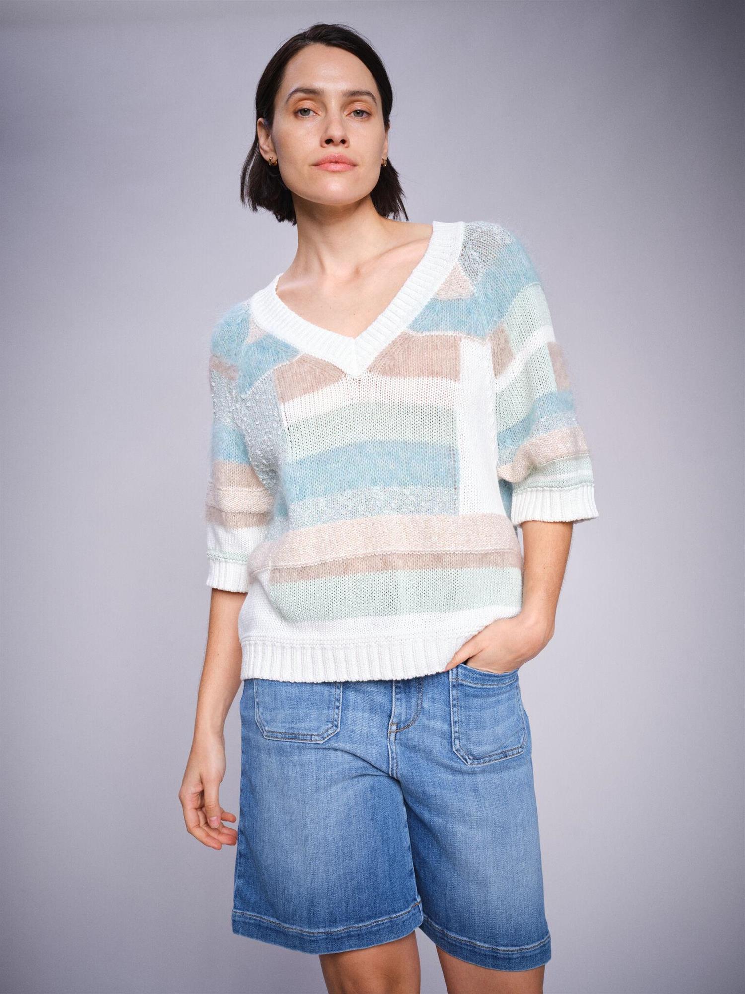 MMDAYA SS PATCH KNIT-SURF SPRAY