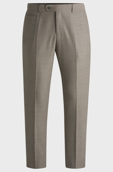 GENIUS SUITPANT IN PATTERNED WOOL