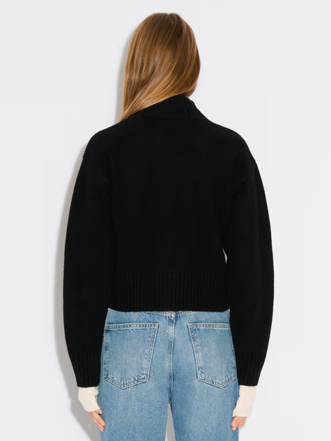 W.WOOL CROPPED TURTLENECK PS25