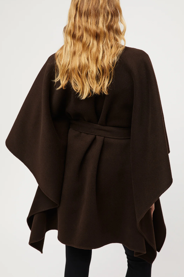 BELTED DOUBLE PONCHO