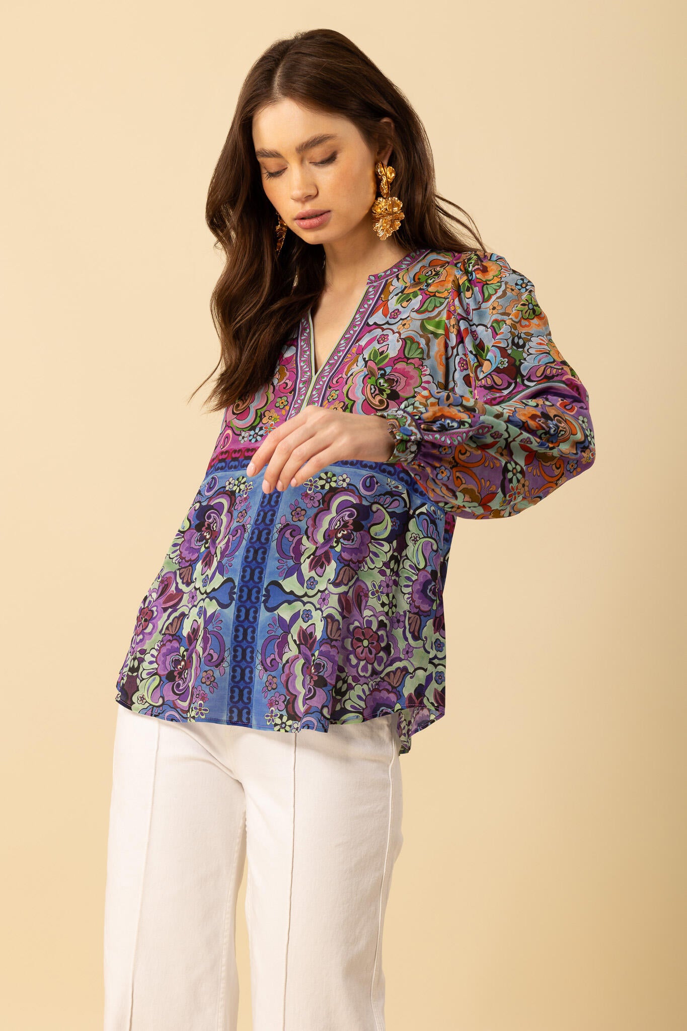 MIRA SILK BLOUSE