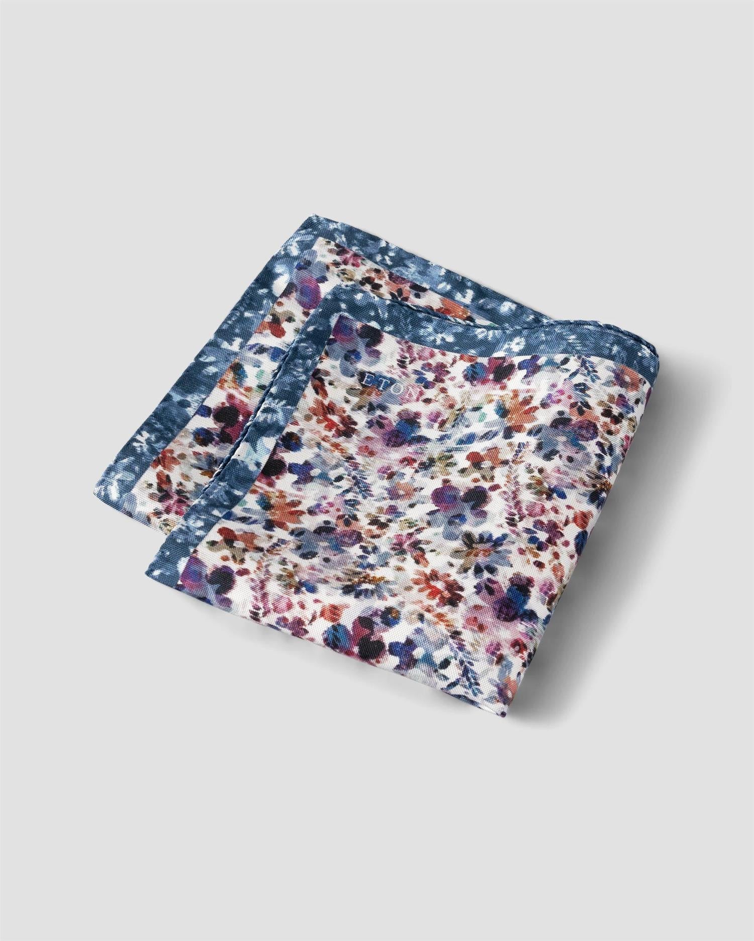 Multi Floral Silk Pocket Square