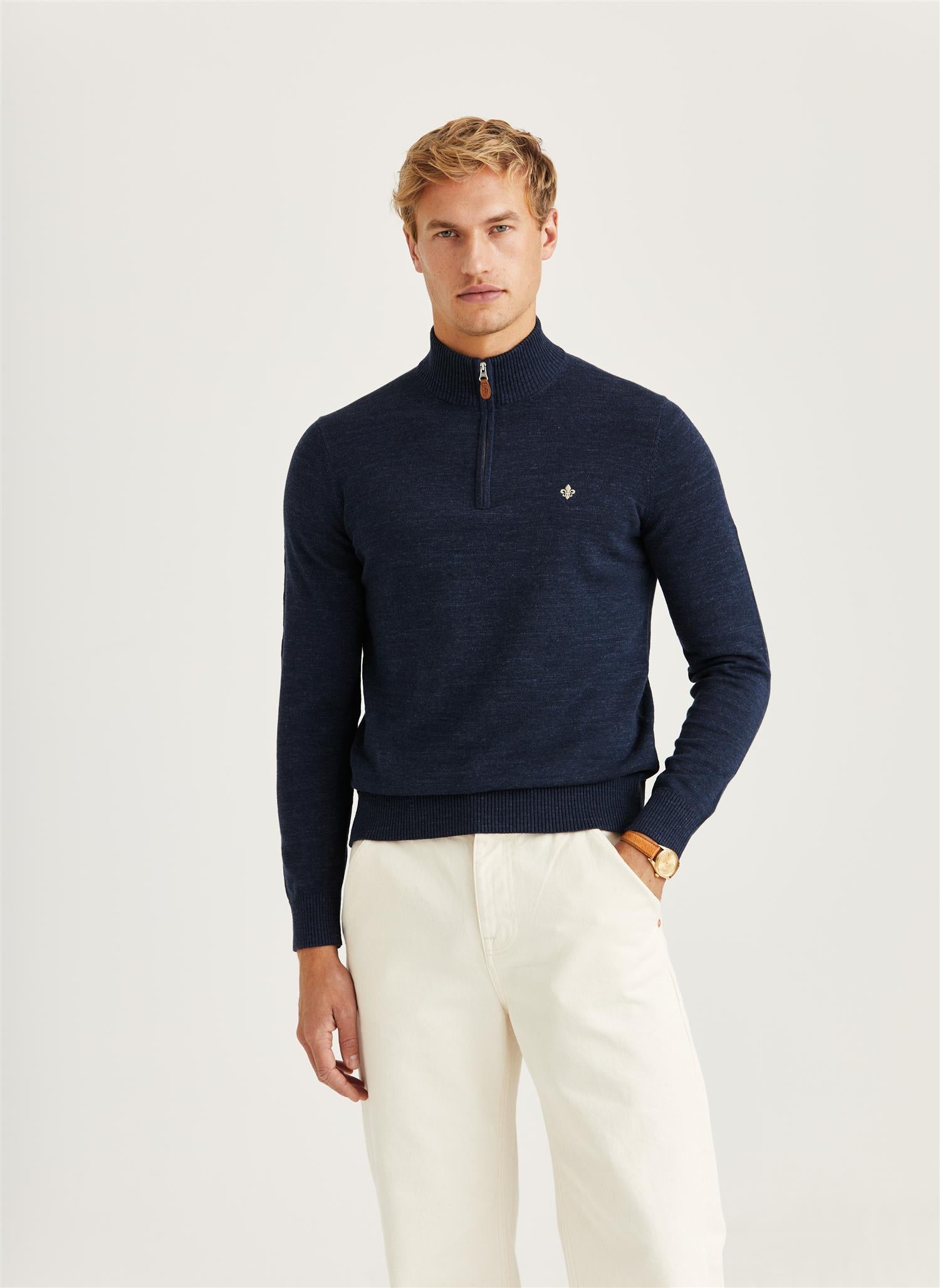 RANDALL HALF ZIP NAVY