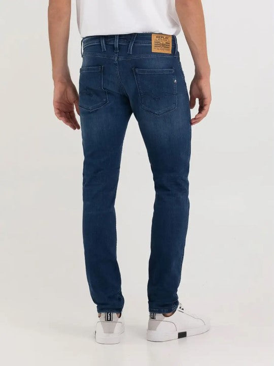 ANBASS SLIMFIT JEANS 783 MID BLUE